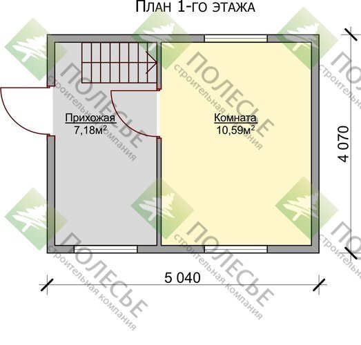 Дачный дом Лидер 5х4