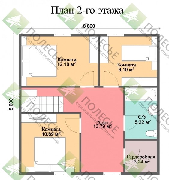 Каркасный дом Растуново 8х8