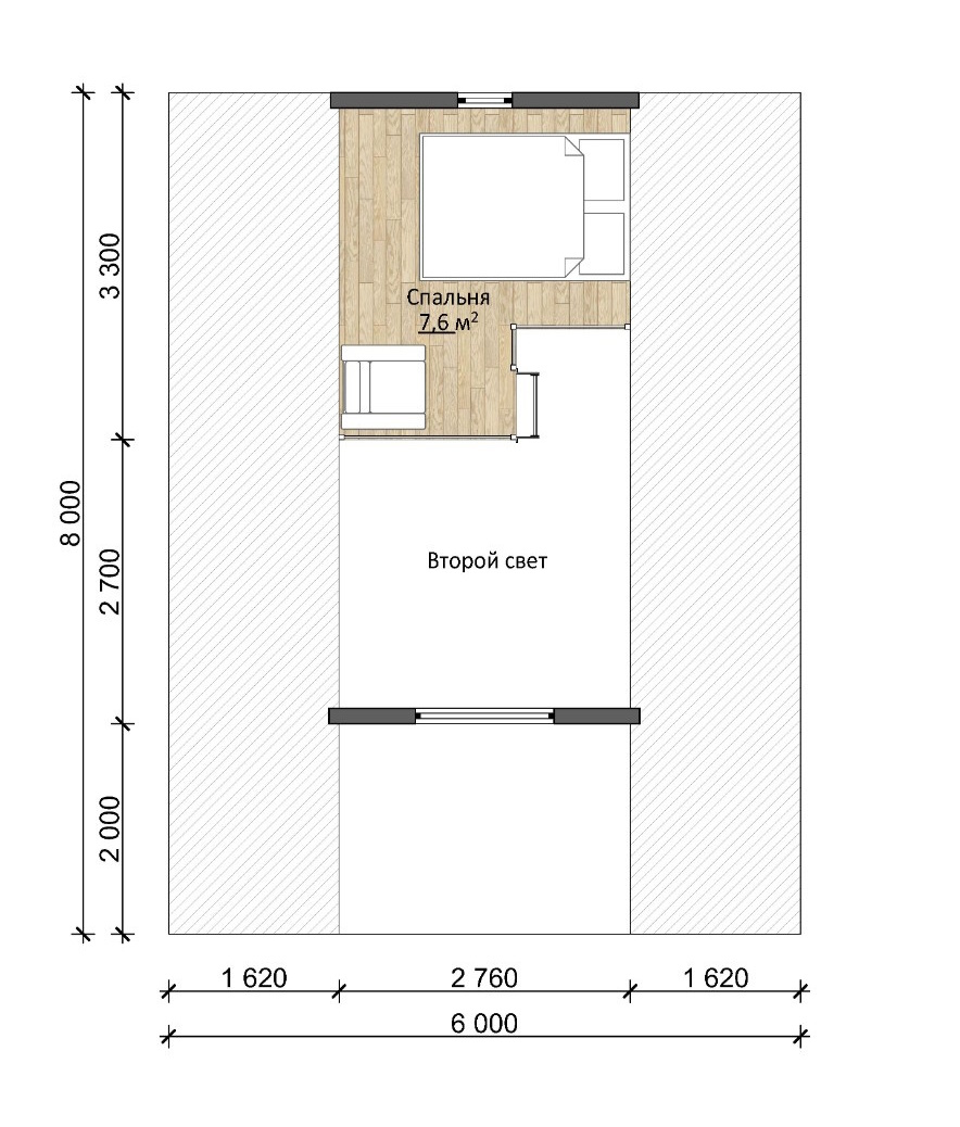 🏠А Фрейм-48 6х8 от 1 259 600 руб. Цены на строительство в Москве