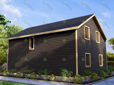 Каркасный дом Алексей 8x10