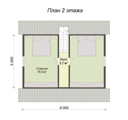 Каркасный дом Жемчужина 7х8 Каркасный дом Жемчужина 7х8
