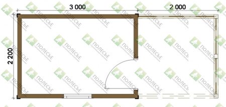 Бытовка 055 - 2,2х5