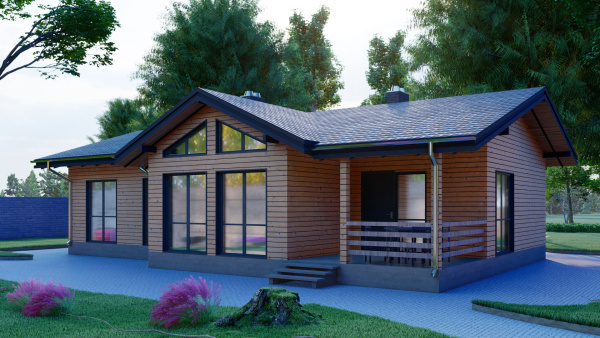 Каркасный дом Скандинавский 10x14 Каркасный дом Скандинавский 10x14