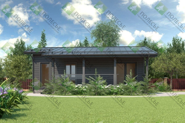 Каркасный дом Комфорт -3 6х9