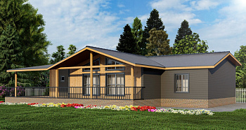 Каркасный дом Авангард 12x17 Каркасный дом Авангард 12x17