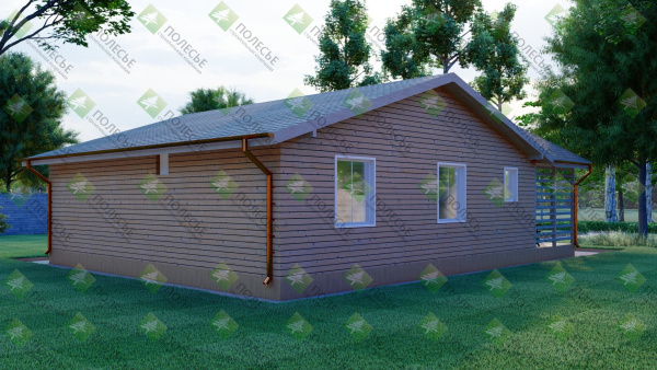 Каркасный дом Русь 10x10