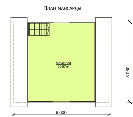 Дачный дом Престиж-4 6х5 Дачный дом Престиж-4 6х5