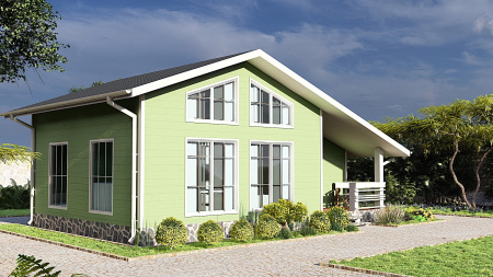 Каркасный дом Лесничий 6x9 Каркасный дом Лесничий 6x9
