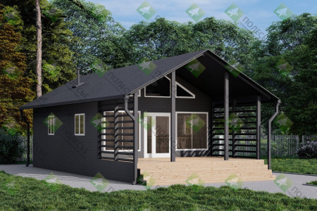 Каркасная баня Орбита Макси 6х11