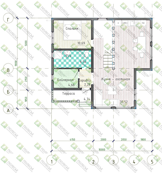 Каркасный дом Венера 9x10