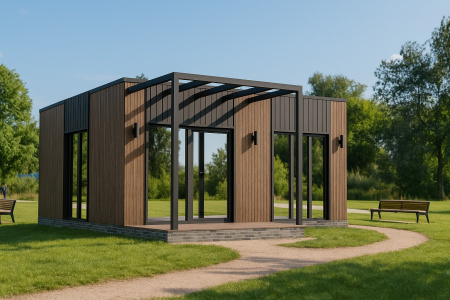 Модульный дом Модерн 6х7