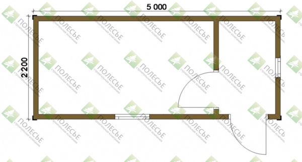 Бытовка 051 - 2,2х5