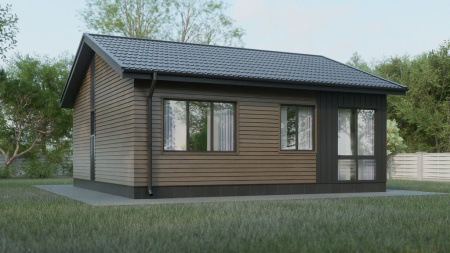 Каркасный дом Андромеда 8x8