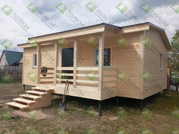 Каркасный дом Фазенда-3 6x9