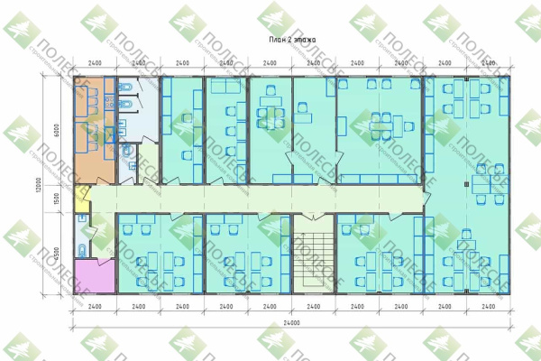 Модульное офисное здание МОФИЗ-576