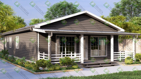 Каркасный дом Тамерлан 8x13