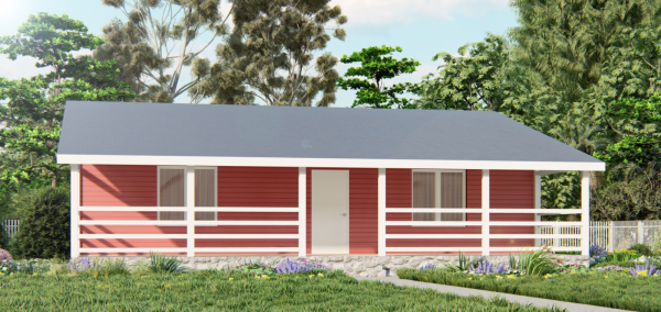 Каркасный дом Комфорт 5 11х12 Каркасный дом Комфорт 5 11х12