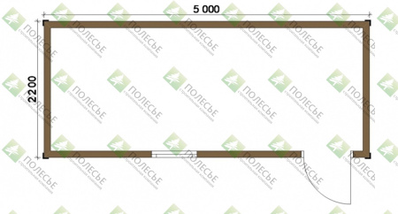 Бытовка 050 - 2,2х5