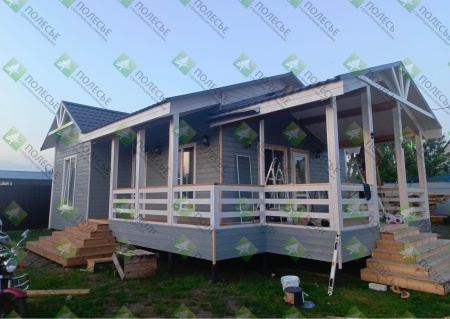 Каркасный дом Красивый 10x11