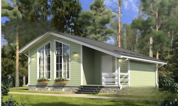 Каркасный дом Лесничий 6x9 Каркасный дом Лесничий 6x9