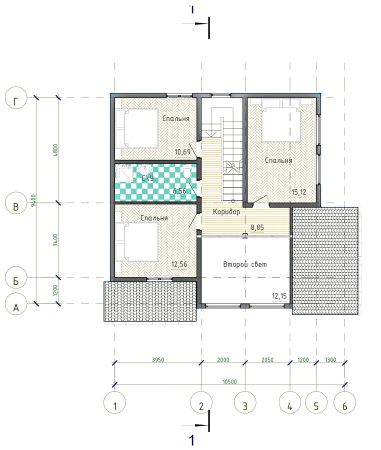 Каркасный дом Венера-2 10x10