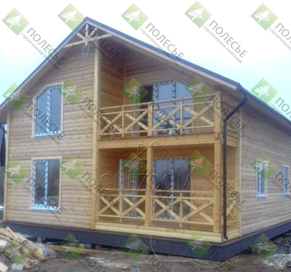 Каркасный дом Слобода 10x9