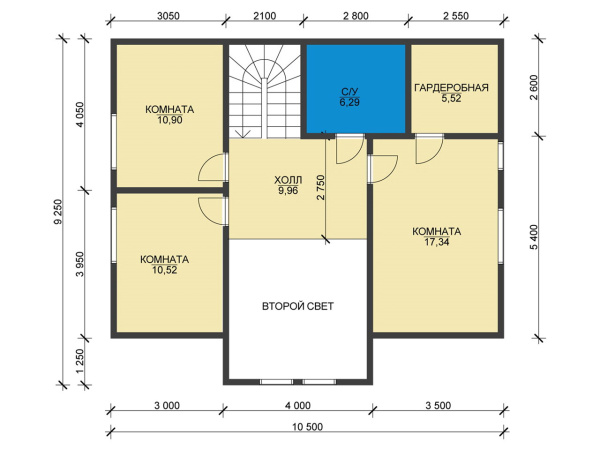 Каркасный дом Сударь 9x10 Каркасный дом Сударь 9x10