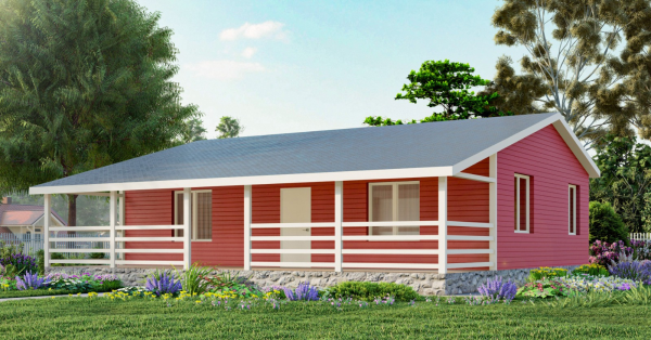 Каркасный дом Комфорт 5 11х12 Каркасный дом Комфорт 5 11х12