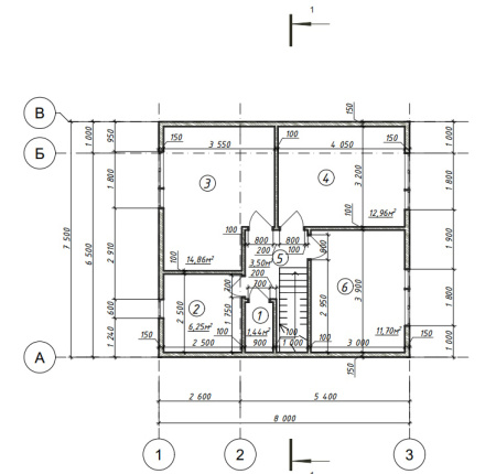 Каркасный дом Премьера-3 8х8 Каркасный дом Премьера-3 8х8