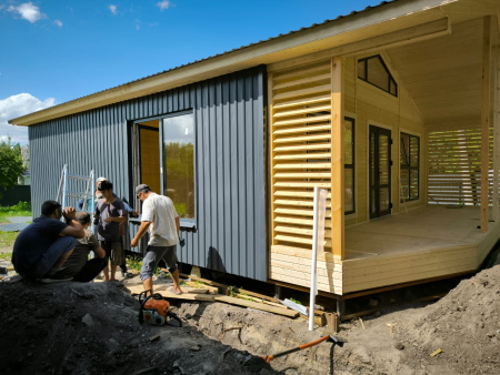 Каркасный дом Фаворит 8х10 Каркасный дом Фаворит 8х10