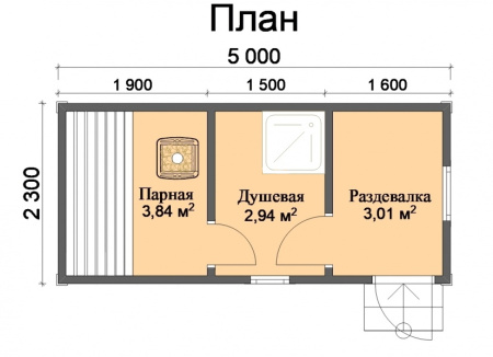 Мобильная баня №5 Мобильная баня №5