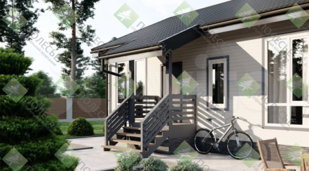 Каркасный дом Макс 8x13