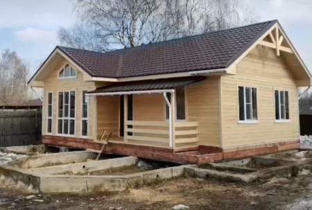 Каркасный дом Спутник 8x10 Каркасный дом Спутник 8x10