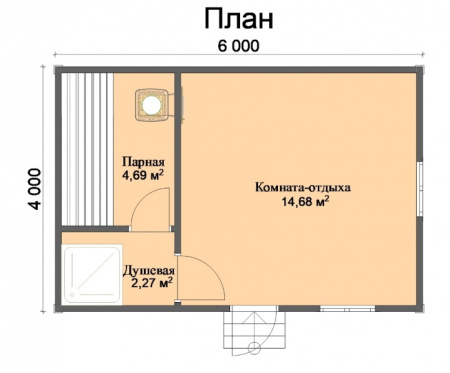 Баня Василиса 6x4 Баня Василиса 6x4