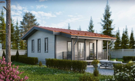 Каркасный дом Пестово 8x8 Каркасный дом Пестово 8x8