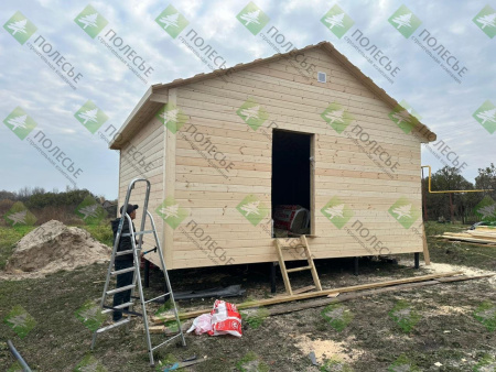 Каркасная баня Елена 6x5