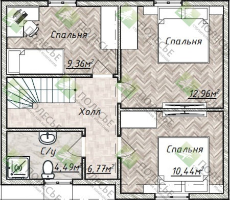Каркасный дом Уют 7х8