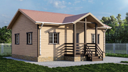 Каркасный дом Классика 7х9 Каркасный дом Классика 7х9
