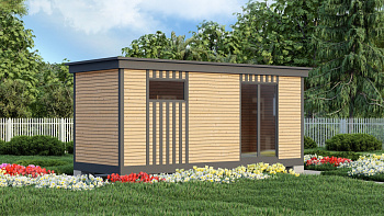 Модная баня 6x2,2 Модная баня 6x2,2
