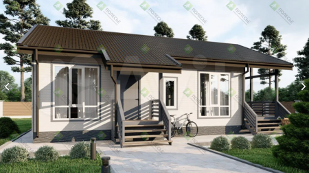 Каркасный дом Макс 8x13