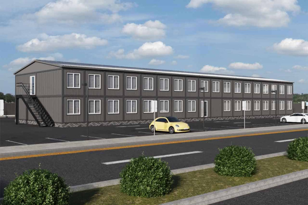 Модульное офисное здание МОФИЗ-518