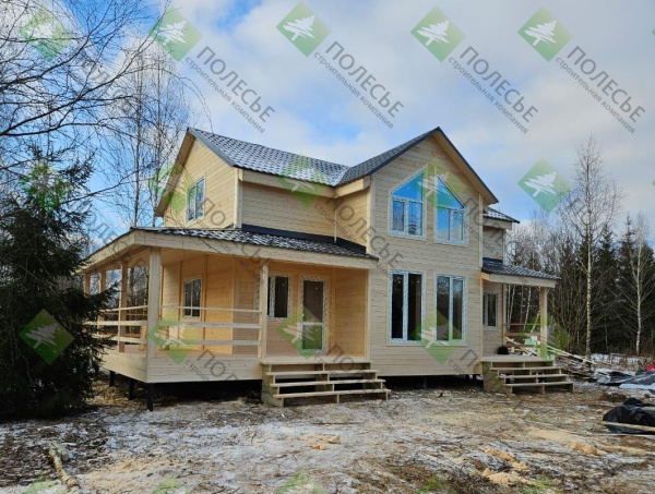 Каркасный дом Петербург-2 8х12,5 
