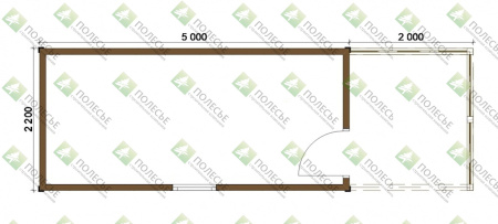 Бытовка 075 - 2,2х7