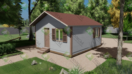 Каркасный дом Гройсен 5x6