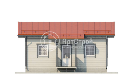 Каркасный дом Пестово 8x8 Каркасный дом Пестово 8x8