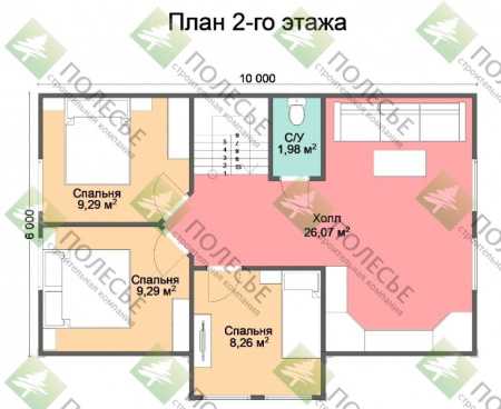 Каркасный дом Канадец 7х10