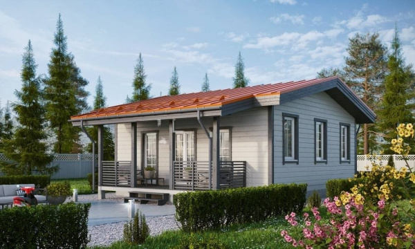 Каркасный дом Пестово 8x8 Каркасный дом Пестово 8x8