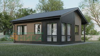 Каркасный дом Андромеда 8x8 Каркасный дом Андромеда 8x8