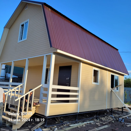 Дачный дом Престиж-5 6х8 Дачный дом Престиж-5 6х8