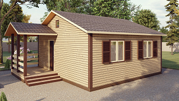 Каркасный дом Бастион 6x6 Каркасный дом Бастион 6x6